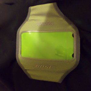 🌸🌻💐BOSE REEBOK ARM PHONE CASE ~ Electric Green + Grey Trim